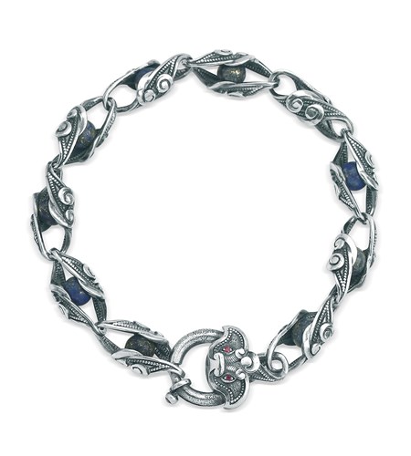 Lapis Lazuli Eternal Eye Link Bracelet
